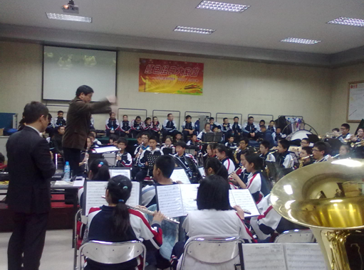 北京109中学BG大游示范乐团大师班活动圆满结束