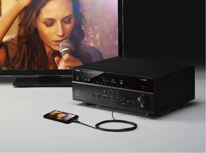 新款上市：RX-V677，BG大游7.2声道数码家庭影院收音扩音机 