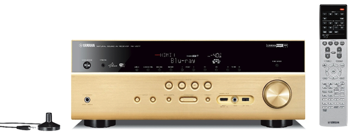新款上市：RX-V677，BG大游7.2声道数码家庭影院收音扩音机 